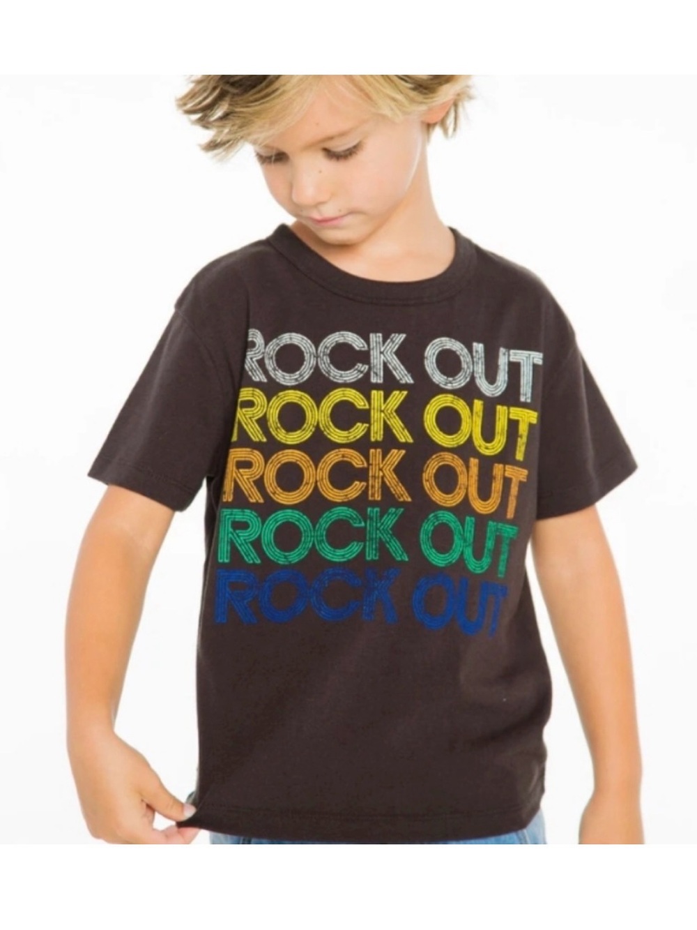 CHASER ROCK OUT VINTAGE INSPIRED JERSEY TEE